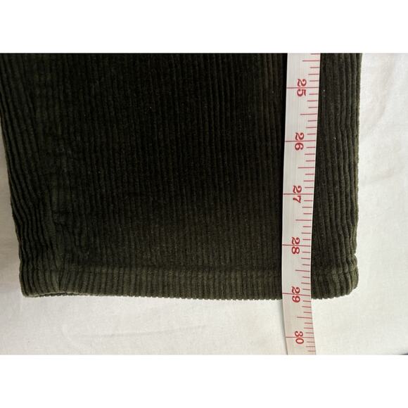 Lauren Jeans Co Ralph Lauren Corduroy Pants Woman 4 Straight Leg Olive Green VTG - Picture 9 of 9